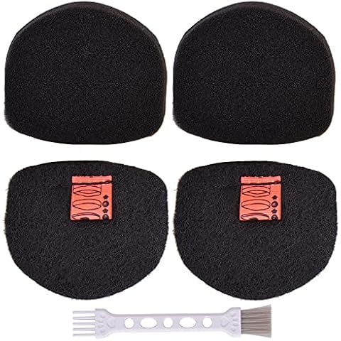 Tablenco for Shark Cordless Handheld Vacuum UltraCyclone Pet Pro Plus Replacement Foam Felt Filters, Compatible with Shark CH901 CH950 CH951 CH951C CH900WM XL Dust Cup Filter, Part #XFTRCH900 2 Pack Cover