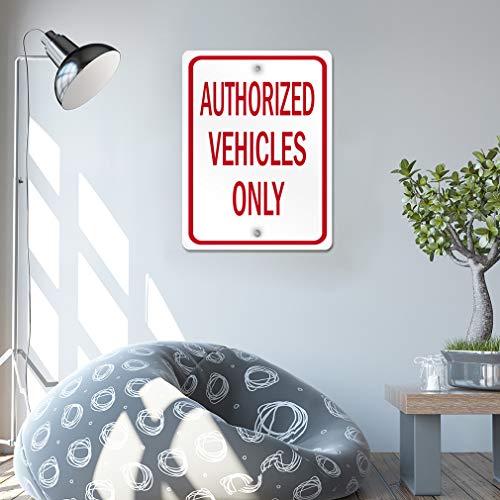 Panneau parking Autorized Vehicles Only contre stationnement abusif