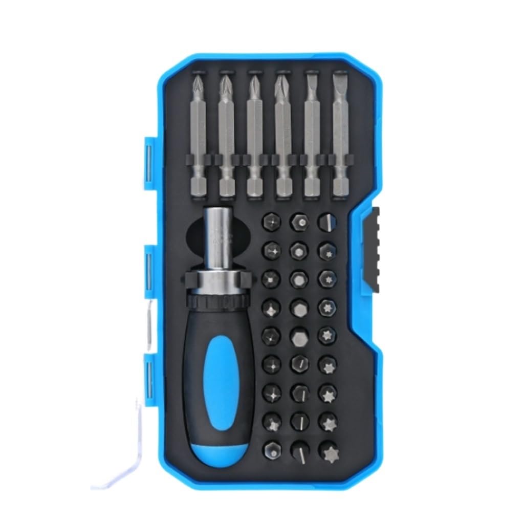 34-piece Screwdriver Bit Set Mini Ratchet Wrench Household Cross Hexagonal Screwdriver Set