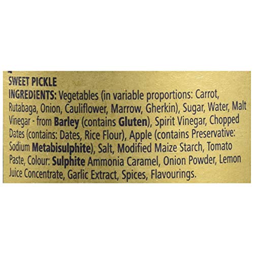Branston Original Pickle 310g, Perfect voor sandwiches, strooi wat Branston augurk als vulling en geniet tijdens de… - Afbeelding 3