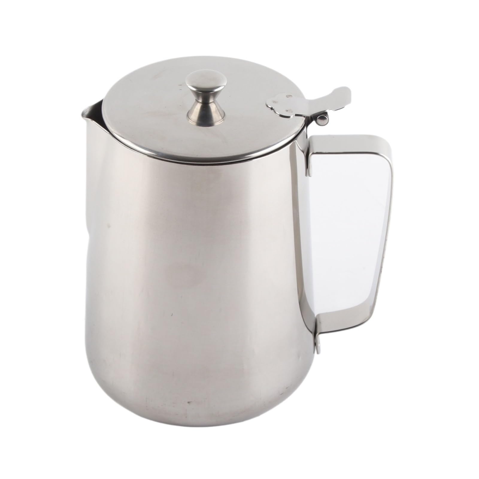 Jarra for espumar leche, taza de café acero inoxidable, jarra con tapa for Latte Art(2000ml)