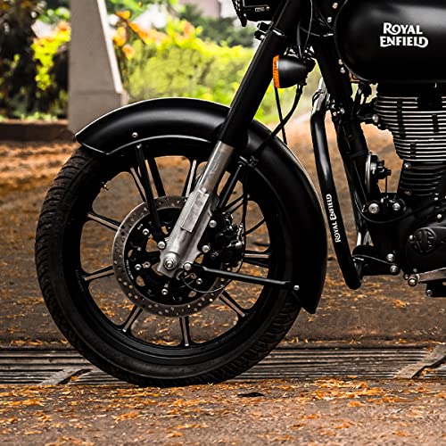 Image of Royal Enfield Black Front Alloy Wheel-Dual for Classic 350 /500, Thunderbird 350 /500, Thunderbird X 350 /500
