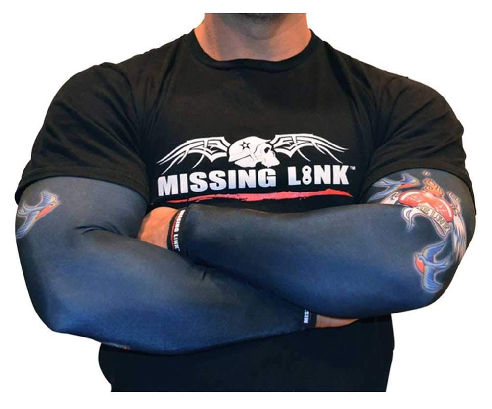 Missing LinkSPF 50 True Love Wicking ArmPro Compression Sleeves - Black (L)
