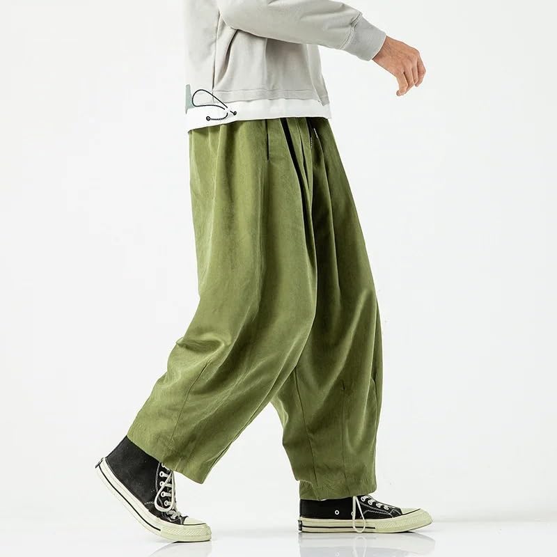 Men Loose Pants Wide Leg Pants Trousers Male Baggy Jogging Sweatpants Casual Streetwear Vintage Cargo Pants2