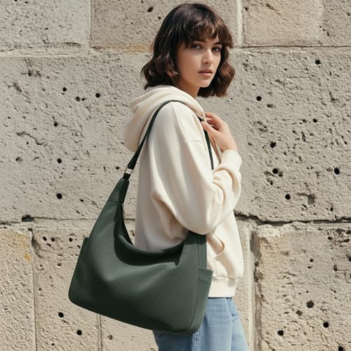 Bolso Hobo de pana mujer capacidad grande tote casual miniatura 2