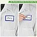 Pacific Mailer Colorful Plain Name Tag Sticker Labels [200 Labels, 3 1/2