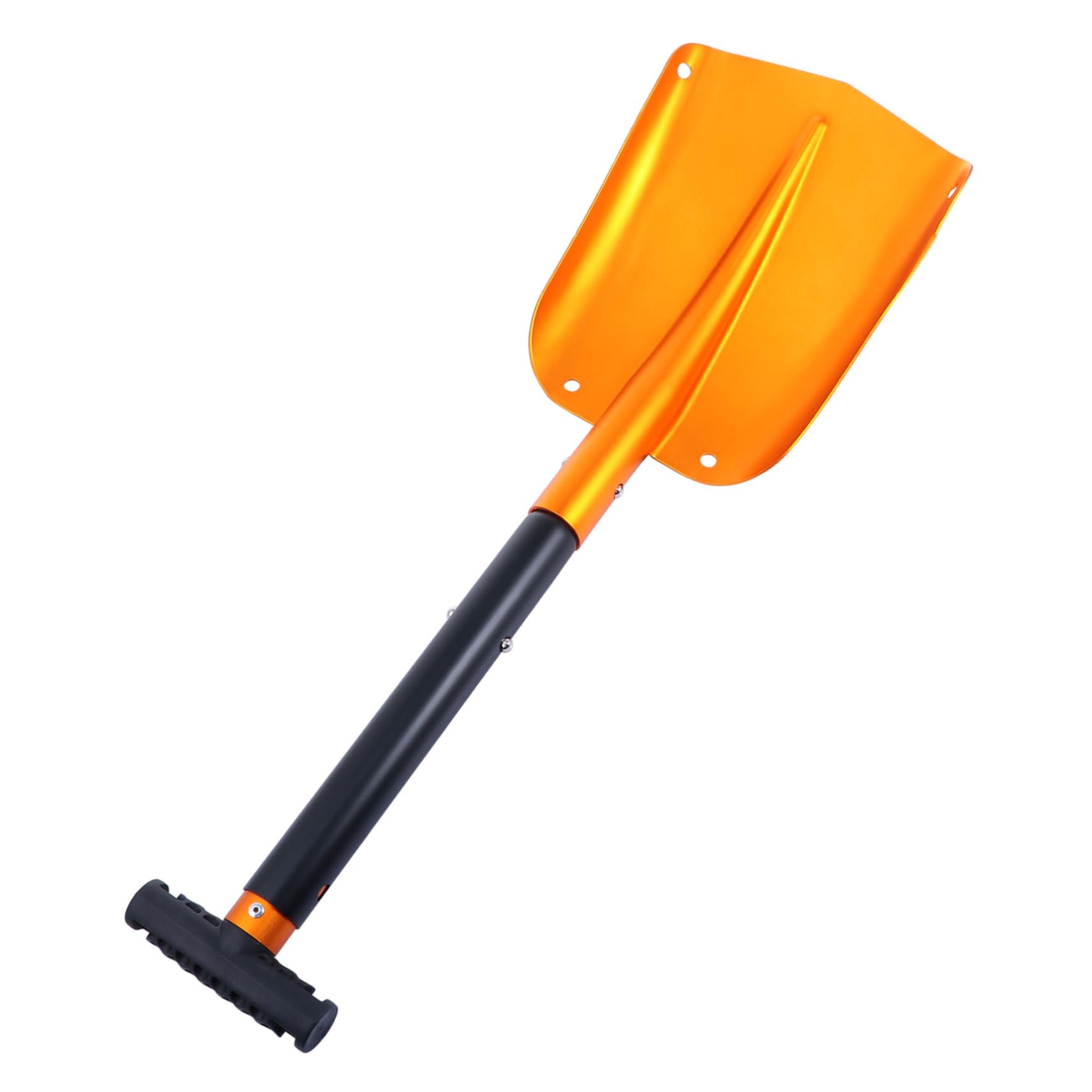 CIMAXIC Car Snow Brush Frost Removal Shovel Aluminum Shovel Head Foldable Lightweight Random