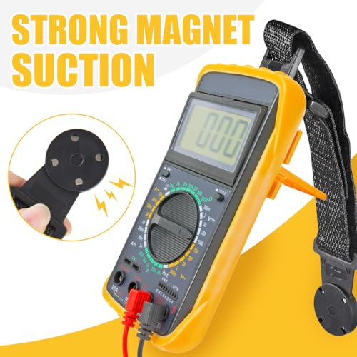 Image of Magnetic Hanging Strap Compatible with Fluke,6 Sets | Adjustable Loop, Compatible with Fluke Multimeter Accessories