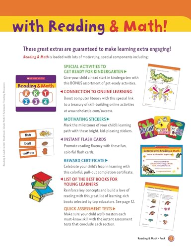 Scholastic Pre-K Reading & Math Jumbo Workbook - Image 4