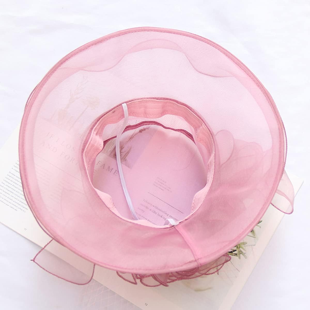 Fascinator Church Hat Sun Hat Derby Hat for Cocktail Party Bridal Shower