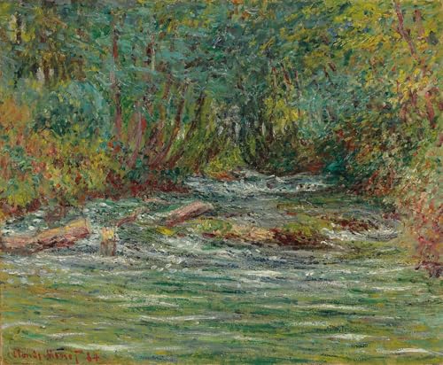 Posters et art pour décoration chambre Monet la rivière Epte à Giverny 60x90