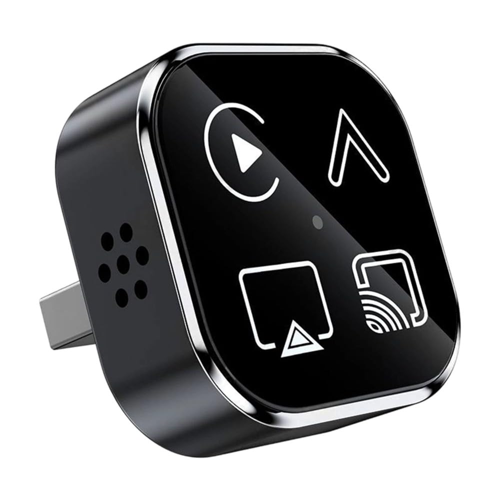Dongle USB CarPlay de cable a inalámbrico con Airplay y adaptador Android Auto 4en1 8
