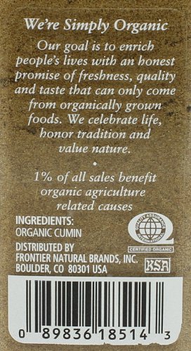 Simply Organic Ground Cumin Seed, 2.31 Ounce Bottle, Certified Organic | Cuminum Cyminum L. #TOP3
