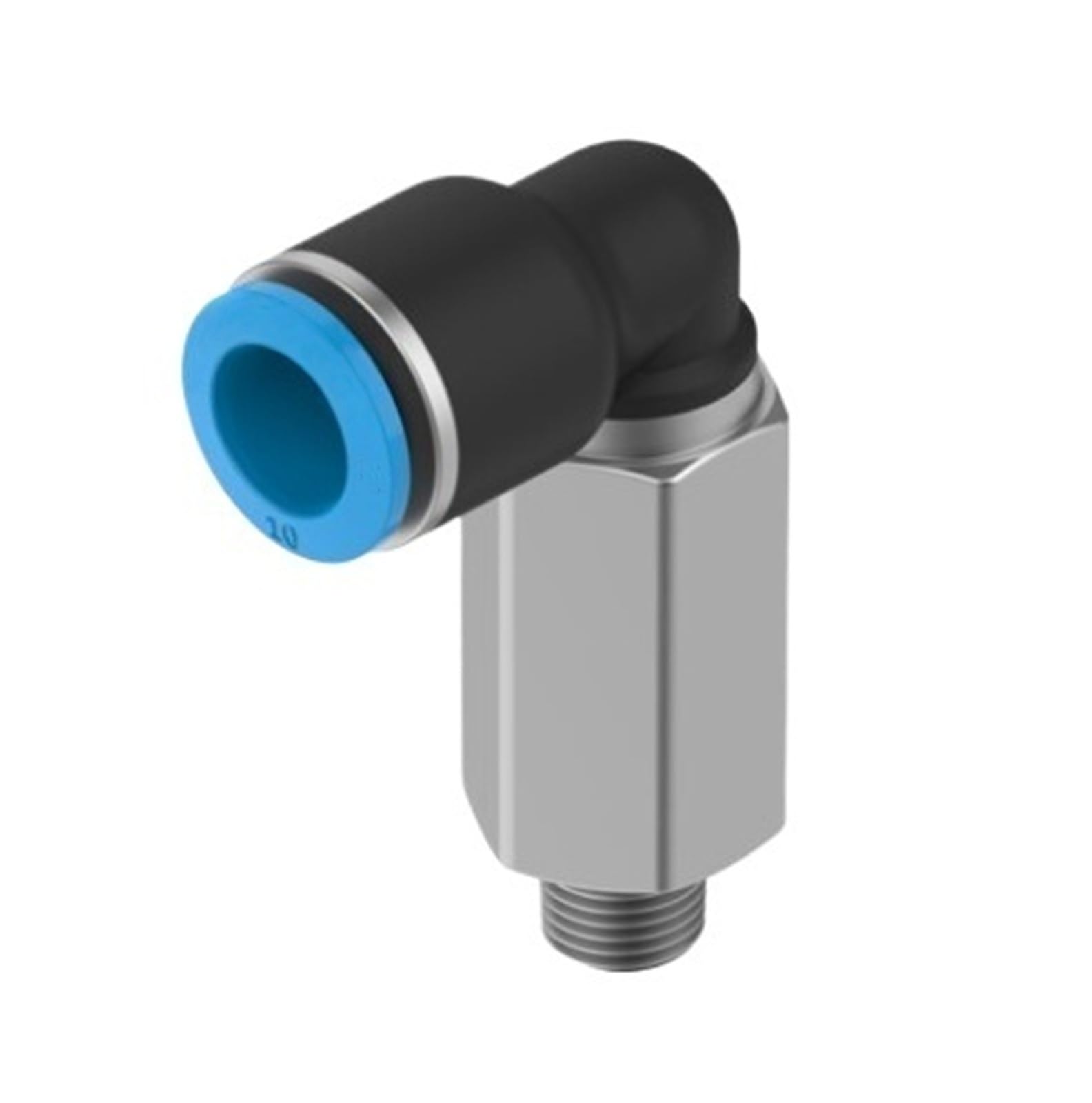Yusweet 8113017 10Pcs Pneumatic Push-In Connector External Thread R1/8 6Mm Outer Diameter Original