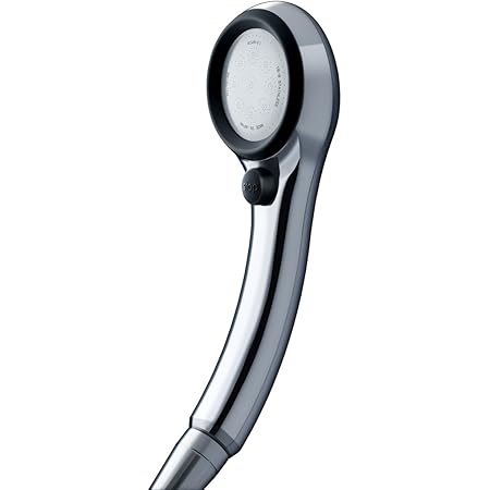 SANEI シャワーヘッド レイニーメタリック ブラック 【約50%の節水効果・ストップ機能付き】 PS-303-81XA-CD