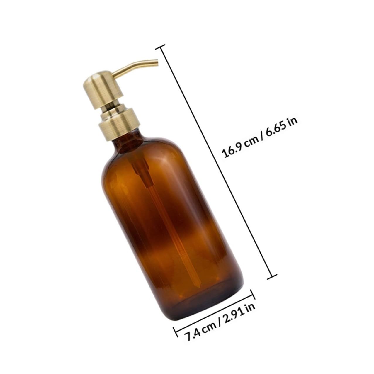Dispensador de Champú y Loción de Vidrio 500ml, 4 Juegos Color Aleatorio