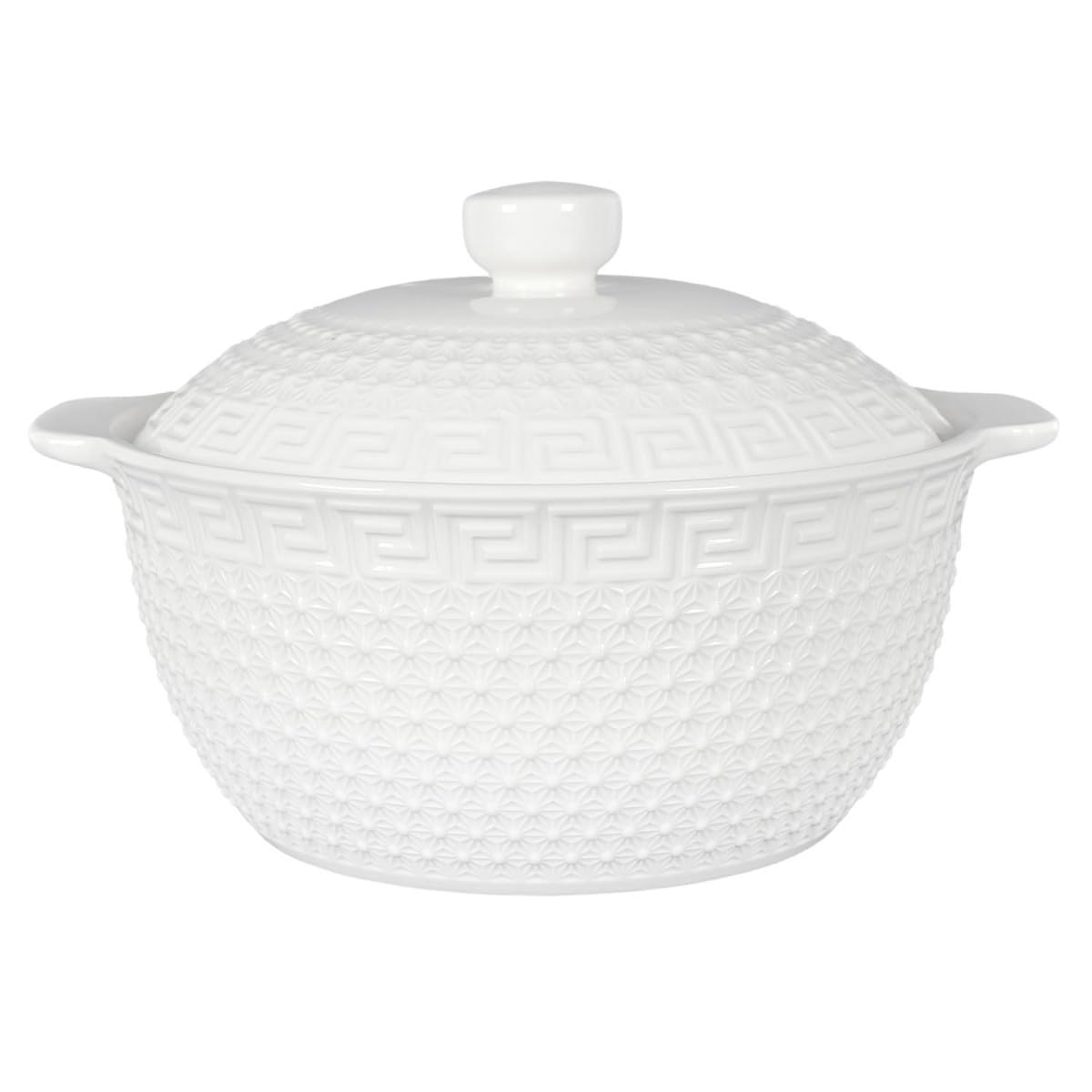 Service à Soupe 8 Pièces "Clélia" 42cm Blanc