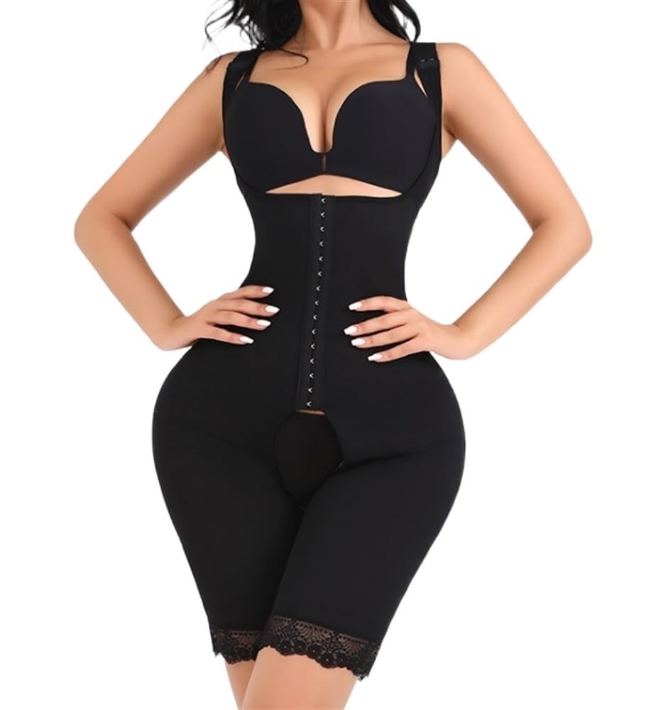 Fajas Colombianas Women's Open Bust Shapewear Thigh Reducer Body Shaper Tummy Control Corset Bodysuit With Open Crotch