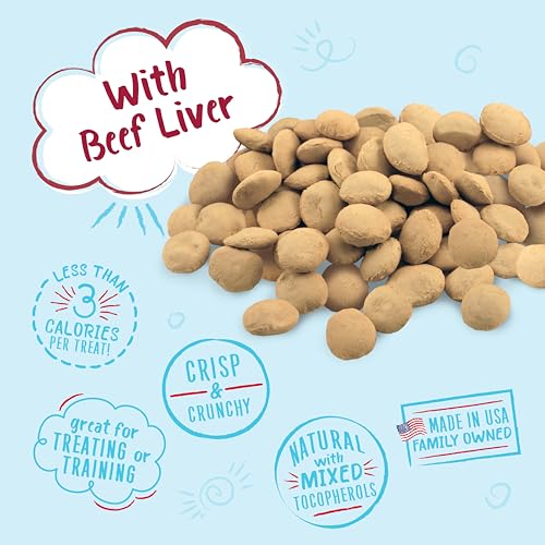 Charlee Bear Original Crunch Beef Liver Dog Treat, 16 oz bag – Made in USA, Natural Training Treats - Thumbnail 3
