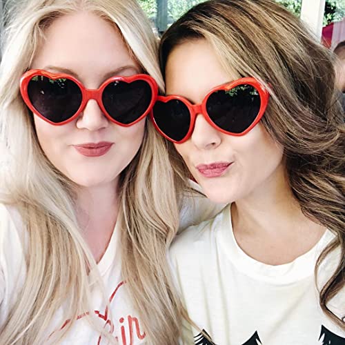 Polarized Heart Shaped Sunglasses for Women Retro Fashion Oversized Lovely Style Shades UV400 Protection2
