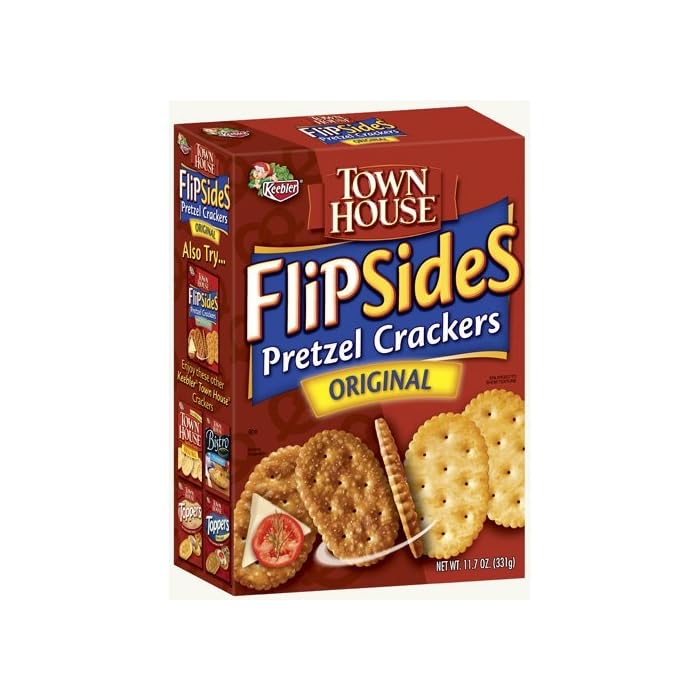 Buy Keebler Town House Flip Sides Original Pretzel Crackers 11.7 Oz