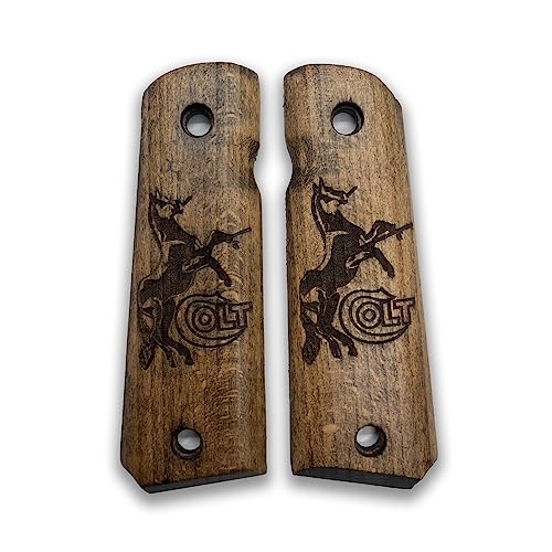 Colt 1911 poignée pistolet en bois pour sublimer votre arme en stand de tir et vitrine