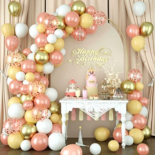 Navy Blue and Silver Balloon Arch Garland Kit, 108 Pcs Navy Blue White Metallic Chrome Silver Confetti Latex Balloons Garland Kit for Boys Men Birthday Baby Shower Wedding Graduation Party Decorations