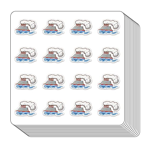 Cruise Vacation Ship Planner Stickers, 0.5in Monthly Scrapbooking Arts Crafting 208-Pack