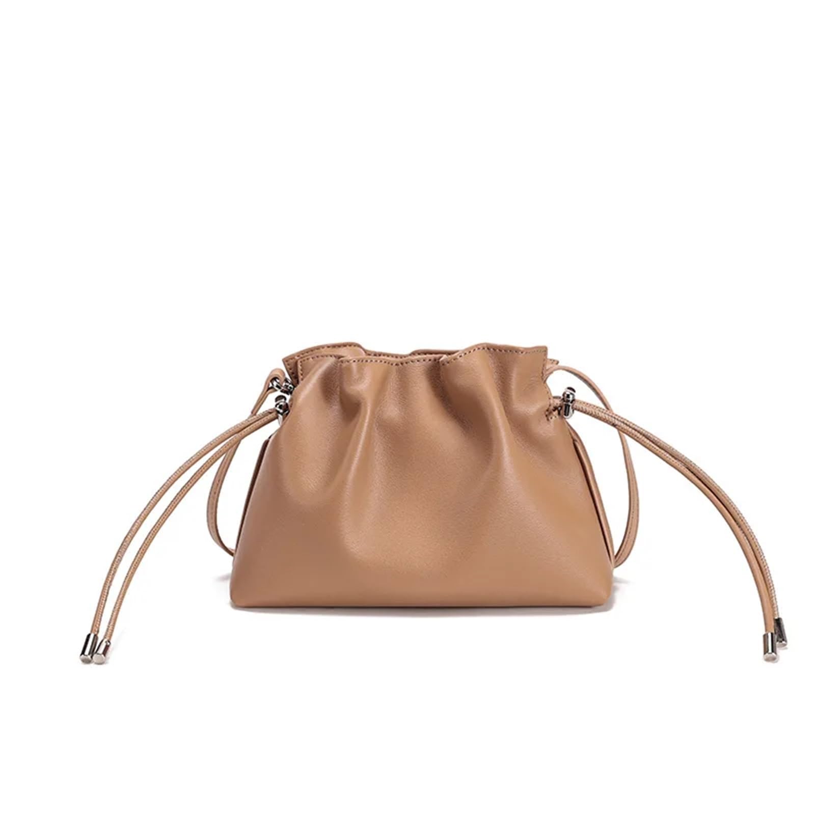 Bolso bandolera plisado de lujo con diseño nube: bolso piel auténtica cordón ajustable, un pequeño y versátil for una dama elegante Para Viajes Compras Trabajo Citas