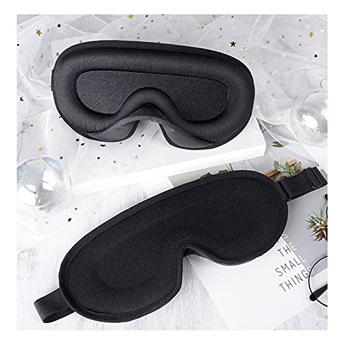 VariousHK Schlafmaske & Augenmaske Verstellbare Schlafmaske mit verstecktem Nasenflügel-Design Blockiert Licht 3D konturierte verbesserte Augenmaske für Reisen,Schichtarbeit,Nickerchen Cover