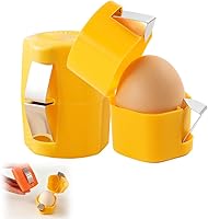 Vista 8 de 3 piezas de abridor de cáscara de huevo, herramienta de corte de galletas de huevo 2026 para huevos duros, separador de huevos de mano para huevos