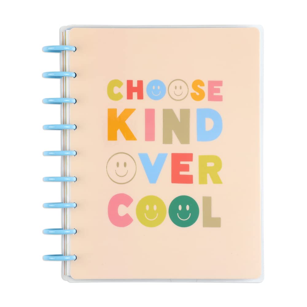 Happy Planner 12 Month Student or Teacher Planner - July 2023 - June 2024 - Daily, Weekly and Monthly Disc Bound Pages - Dashboard Layout - Teacher Notes - Classic Planner 7" x 9.25"