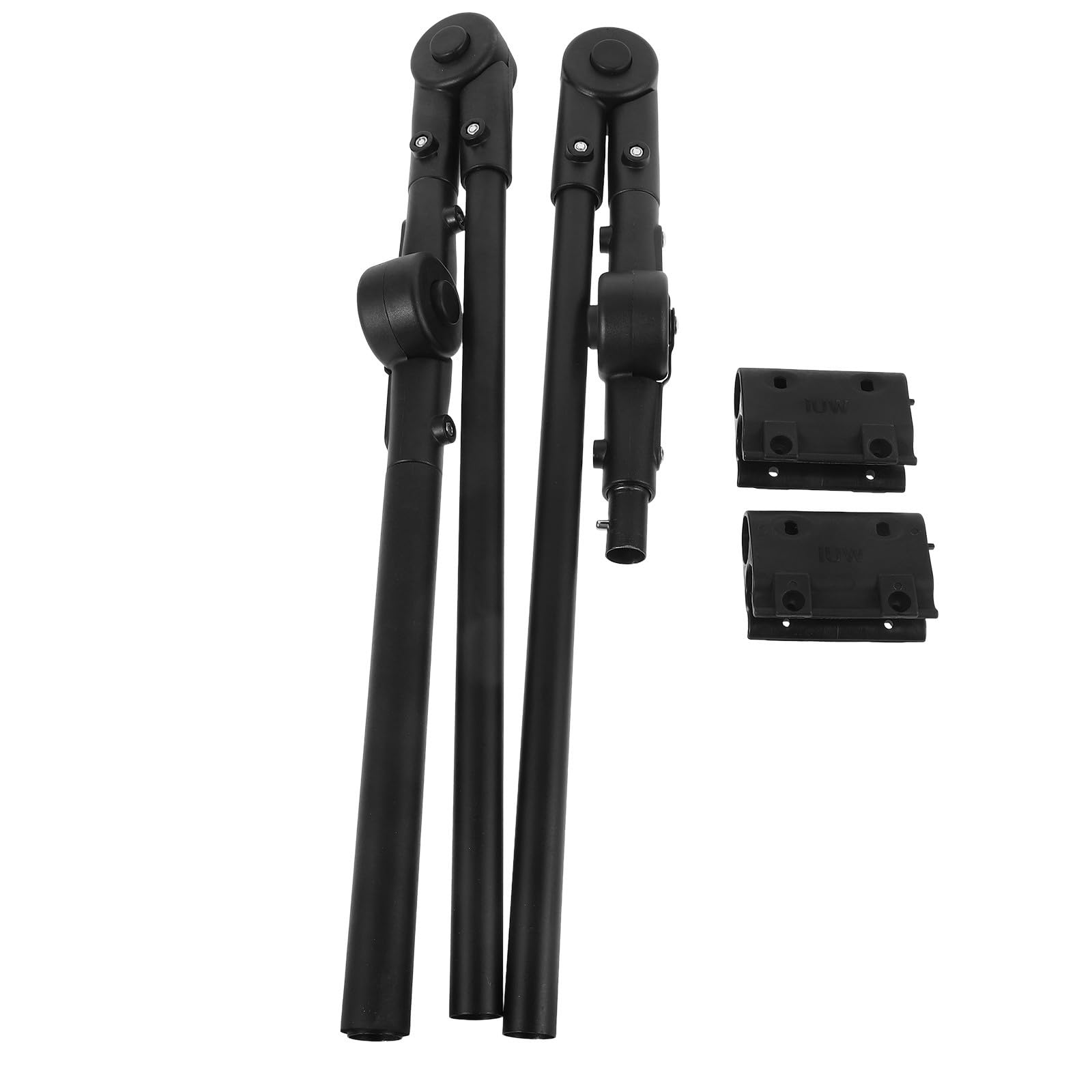 Asa de Repuesto para Carrito de Camping Plegable, Acero Inoxidable Negro