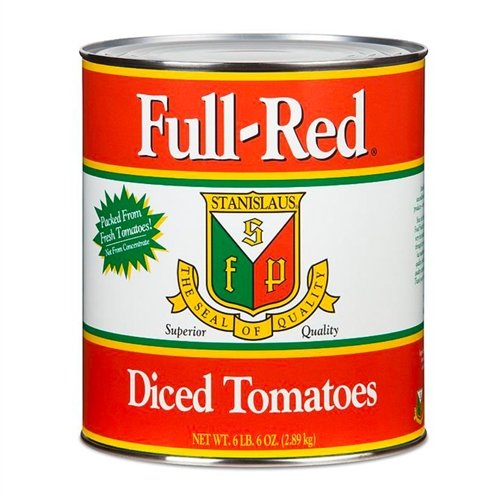 Full Red Diced Tomatoes in Juice #10, Pack of 6