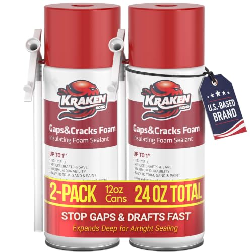 Kraken Bond Gaps & Cracks Expanding Foam Sealant