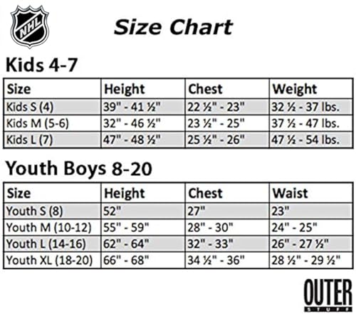 Sudadera Outerstuff NHL cómoda para niños con capucha que soluciona los días de frío 5
