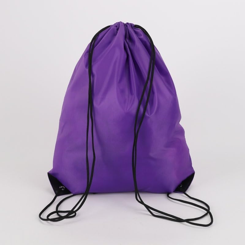 1 mochila de nylon vibrante com cordão – boa companhia leve e durável para esportes ao ar livre, viagens