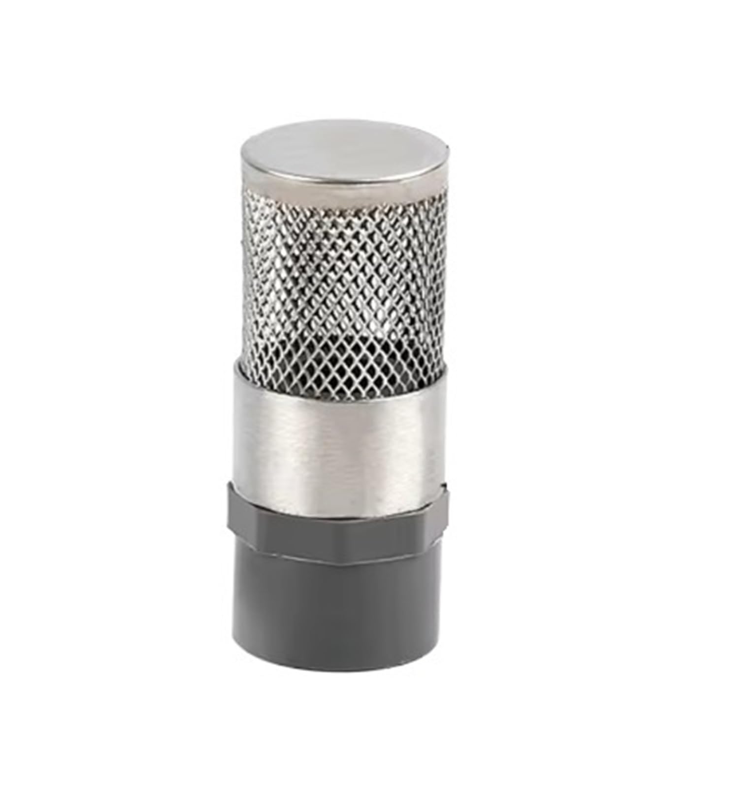 1/3 sztuk szary pcv gwint męski złącze proste nawadnianie ogrodu montaż rur filtry akwarium zbiornik na wodę zasilającą wspólne(50mm With Filter,1 piece)