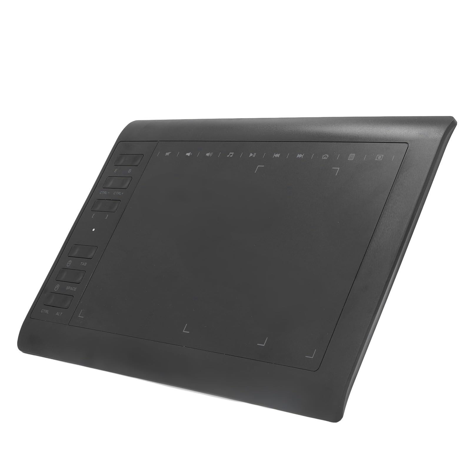 Tavoletta Grafica da Disegno 8192 Livelli di sensibilità Alla Pressione per Telefono Cellulare Desktop Portatile 233PPS Ad Alta Risoluzione (Nera)