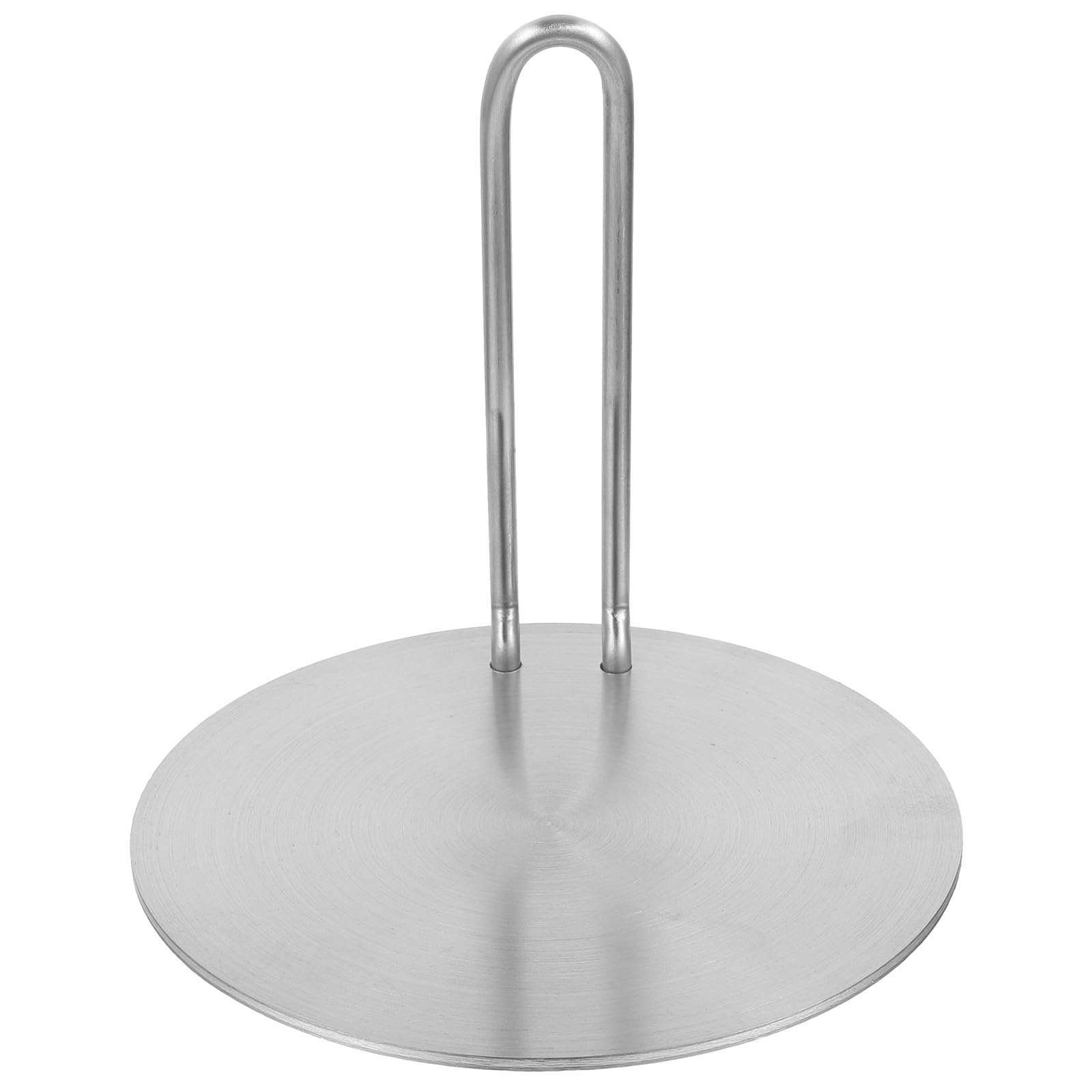 Tofficu Difusor de Calor para Estufa de Inducción, Placa de Conducción de Calor de Acero Inoxidable con Mango Desmontable, Adaptador Redondo para Cocinas Eléctricas Gas, Herramienta