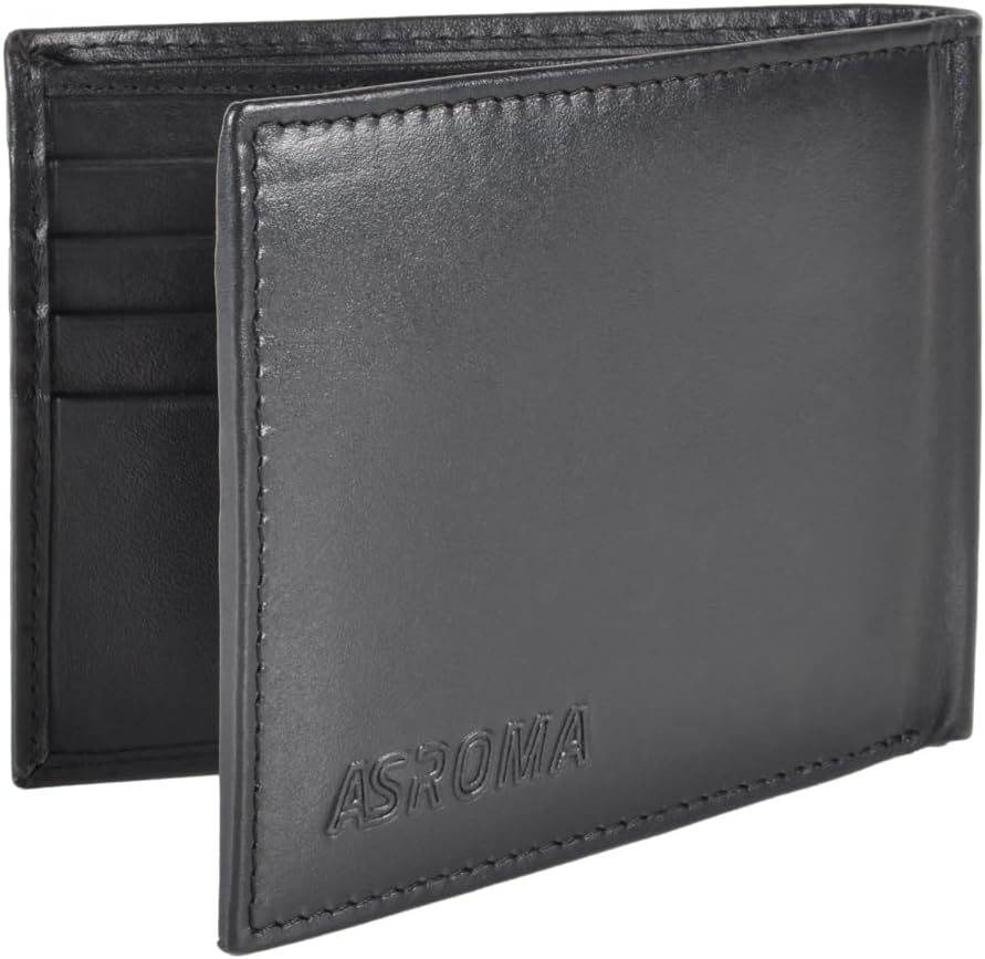 AS Roma Unisex 163650 Travel Accessory Wallet, Black