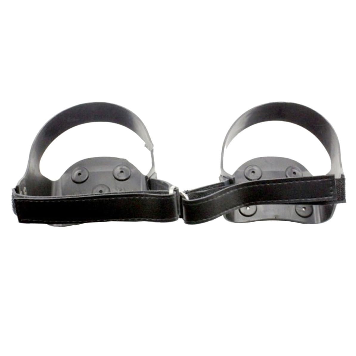 TOYANDONA Ramponi da Ghiaccio 5 Denti in Silicone Striscia Riflettente Protezione Antiscivolo per Scarpe per Pesca Sul Ghiaccio e Passeggiate Sicure
