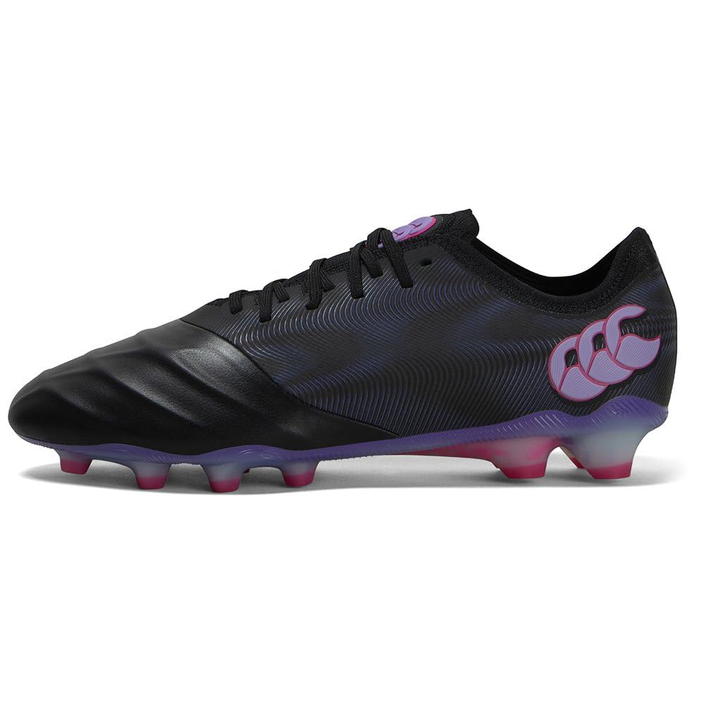 Canterbury Phoenix Genesis Elite Firm Ground, Botas Hombre, Verbena Negra, 42.5 EU