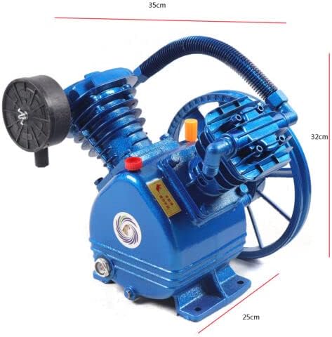 Miniatura 7 de 2.2kw 175psi 3hp V estilo 2 cilindro compresor de aire, bomba motor cabeza herramienta de aire portátil de poco ruido doble etapa alta eficiencia