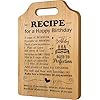 Birthday Gifts for Her Him Decoration Ideas Years Old Gift Baskets for Boyfriend Girlfriend Best Friend Happy Birthday Recipe Cutting Board