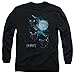 Trevco The Hobbit-Three Warg Moon Long Sleeve Adult 18-1 Tee, Black - 2X