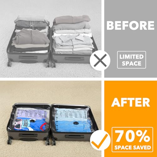 Sacs sous vide de voyage pour optimiser l'espace dans les valises