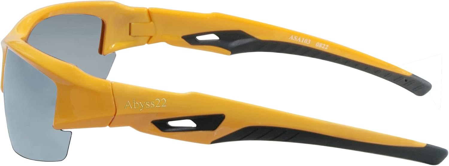 Sports Sunglasses for Men and Women, Adjustable Nose Pads, TR90 Frame, UV Protection, for Golfing, Running, Cycling - Image 3