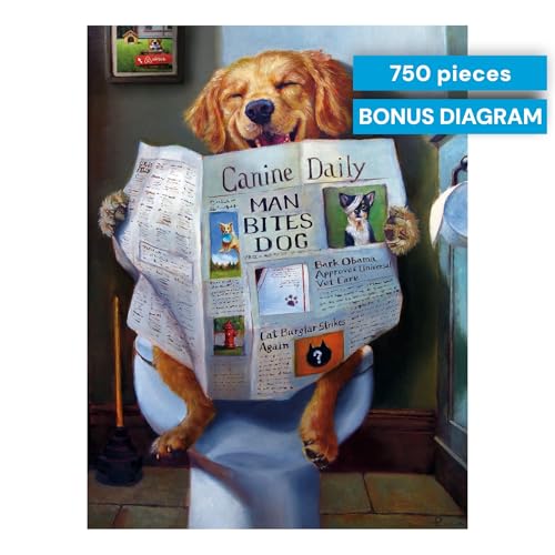 Image of Buffalo Games - A Dog's Life - Dog Gone Funny - 750 Piece Jigsaw Puzzle