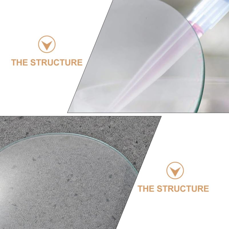 Copertura per Becher in Materiale Sintetico 10 Pezzi, per Esperimenti Chimici e Uso in Aula, Funziona come Evaporatore e Contenitore